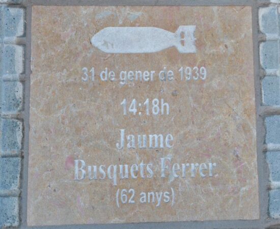 Ruta guiada del bombardeig