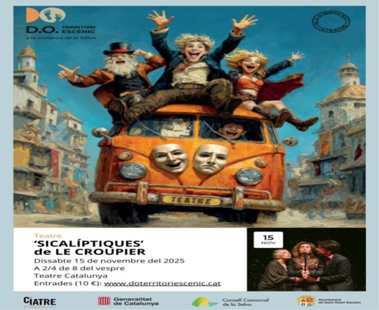 D.O. Territori Escènic amb l’obra “Sicalíptiques” de Le Croupier